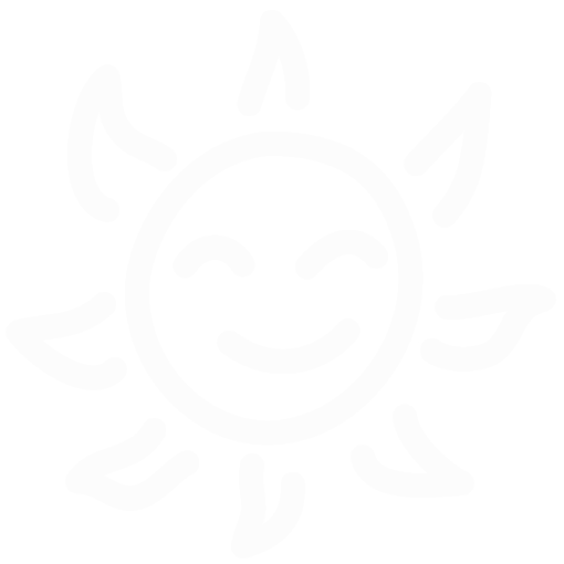 happy sun doodle